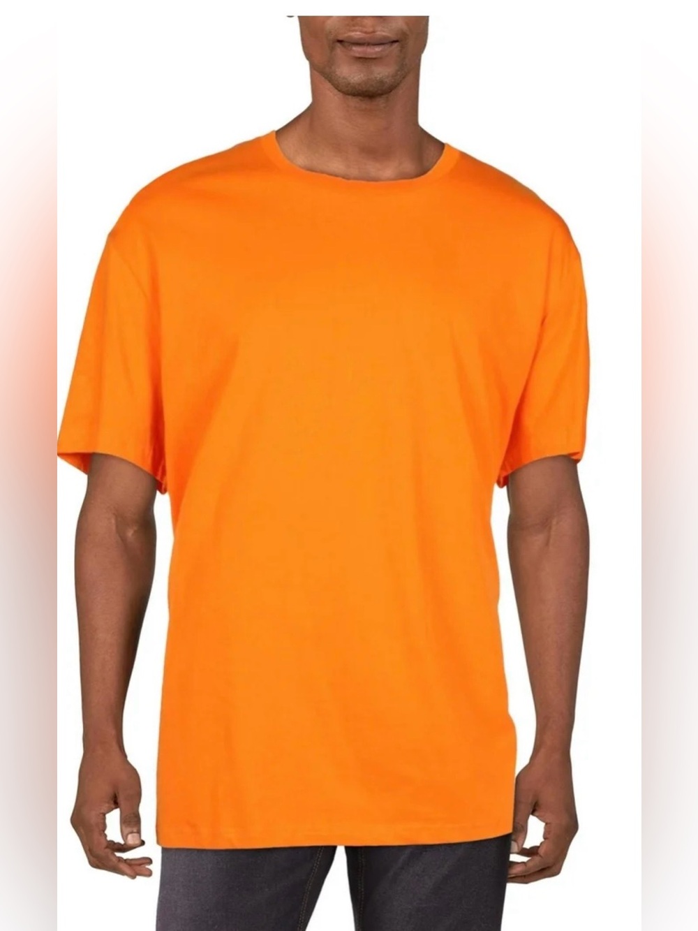 Club Room Men's Classic Solid Crewneck T-Shirt - Orange